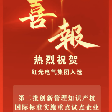 喜讯丨红光电气集团入选国家重点试点企业名单